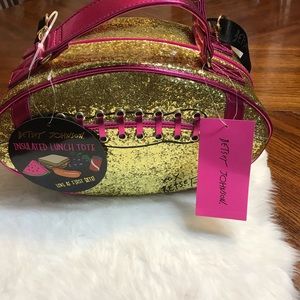 Betsy Johnson insulated lunch tote NWT